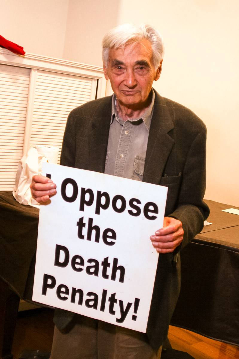 Howard Zinn opposes the death penalty and executions