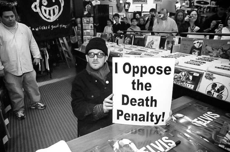 Elvis Costello opposes the death penalty and executions